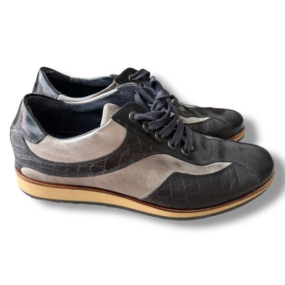 NICOLA BENSON Other - NICOLA BENSON Men's Leather Made in Italy Casual Sneakers Size  43